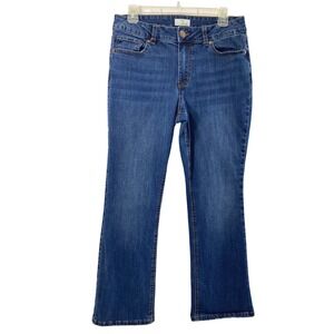 M Jeans Maurices Womens 10 Short Curvy High Rise Slim Boot Medium Wash Denim